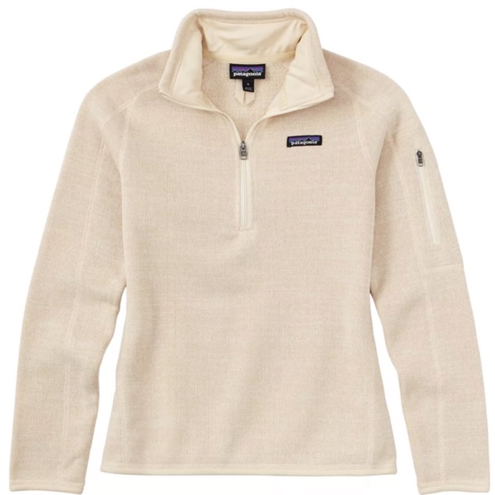 Patagonia Better Sweater 1/4 Zip Pullover, Oyster White, Small